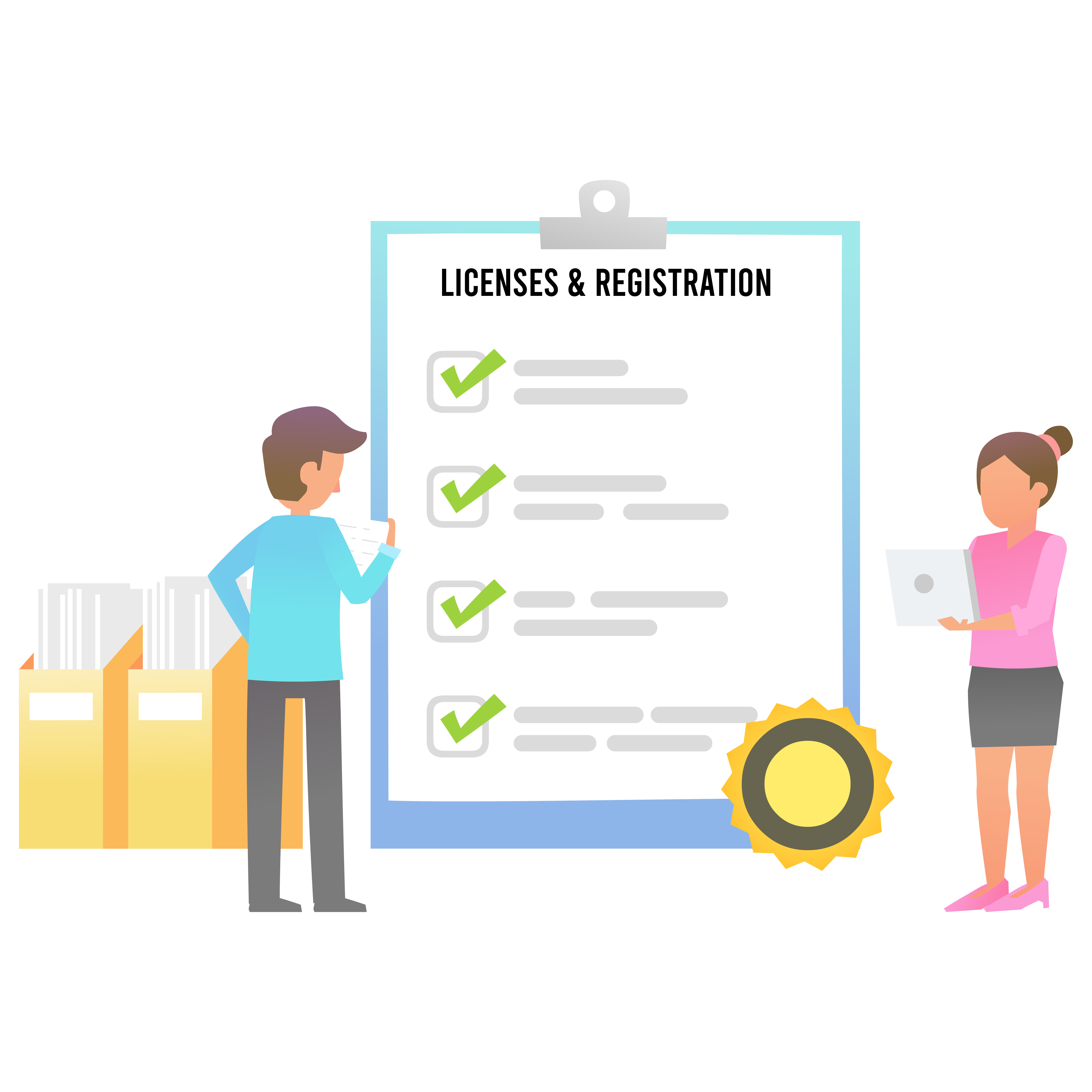 Business licenses and registration